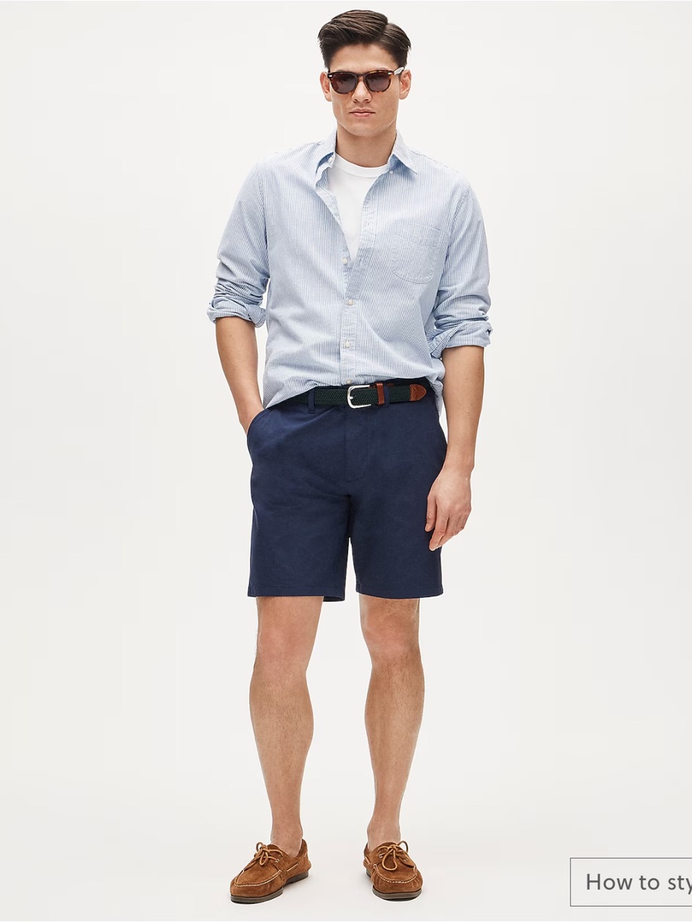 J. Crew 9" tech short - Navy